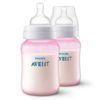 Biberon 260 mL  Anticolico + Rosado 2 Unidades
